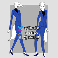 Borzoi bussinesswoman adopt auction