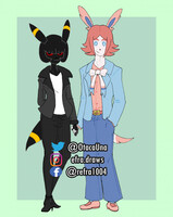 Umbreon and Sylveon couple adopt auction