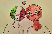 Italy and Turkey (Countryhumans)