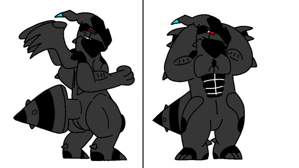 Zekrom's FNF Poses Comparison by TheDragonWorldAV -- Fur Affinity