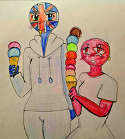 Turkey and UK (Countryhumans)