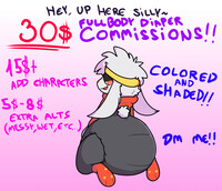 30$ COMMISSIONS OPEN! DM ME ON DISCORD OR TWITTER!