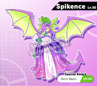 [AF CUSTOM] Salamance x Spike (MLP) Fusion