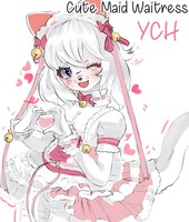 Maid Waitress YCH (LAST DAY)