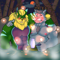 Hot Springs with Me and Zai by Nukuku