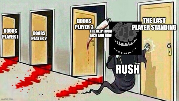 Rush from doors