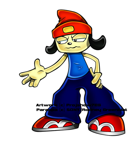 PaRappa the Rapper : . by TheGamingGoru -- Fur Affinity [dot] net