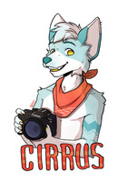 [COMMISSION] Cloud Foxie Badge