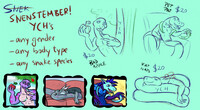 Snek--I mean Snens!tember YCHs! 🐍