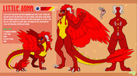 Little Sona Refeerence Sheet - Commission