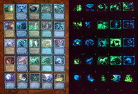 Luminiscent card customization