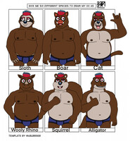 6 species challenge: Rocky