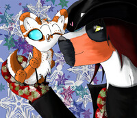 Nose kisses [drawn by Neha_Sonakshi]