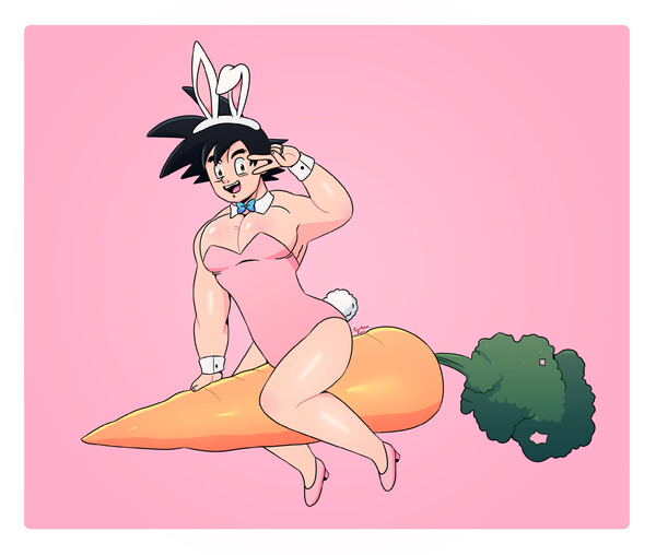 Goku SSJ1 - Desenho de bonniethebunnny - Gartic
