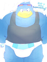 Cute but strong bird