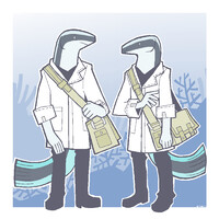 Bluestreak Cleaner Wrasse & False Cleanerfish