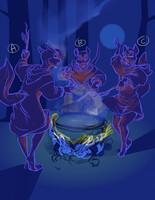 Sorcerers - Halloween YCH raffle