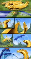 Weird blue dragon