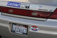 Cro-furry flag proudly waves on car