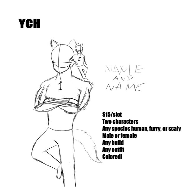 YCH Opening by Preacher18 -- Fur Affinity [dot] net YCH Opening by Preacher18