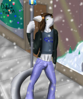 "Indigo in the Snow" - by Darkness Haven
