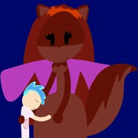 Rub Pregnant Demon Werewolf Lucy's Belly