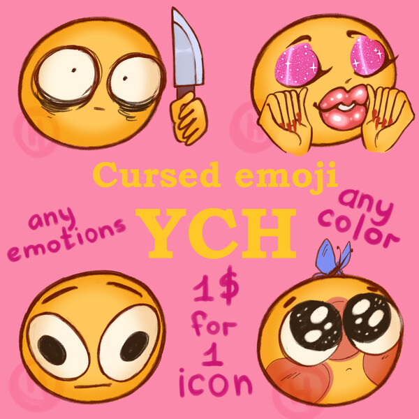 Ash 🔪 🔜 TFF on X: Can yall send me more of the cute cursed emojis? for  example: i need them for.. things  / X