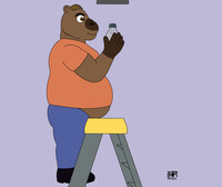 Nicolás and the stair