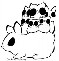 Owls Ride Bunny Coloring Page Free2Use