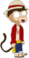 Anthro Monkey D. Luffy