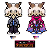 [SPRITE ART] My Fursona... in Deltarune?!