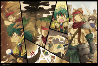 Leader and the apprentice.