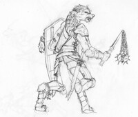 Old Scar, Gnoll Warrior