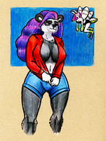 Sketchtember 2022 Day 30 - Paradox and Phoebe