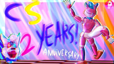 HAPPY ANNIVERSARY TO FNAF SB! (Version 2) by Crimsonsaber -- Fur Affinity  [dot] net