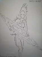 Inktober 2022 5 - Fire