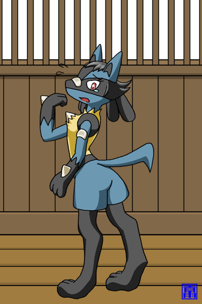Living Suit TF Lucario 4 by omoi.