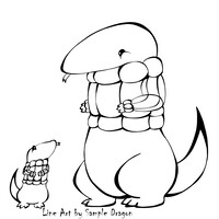Sweater Lizards Coloring Page Free2Use