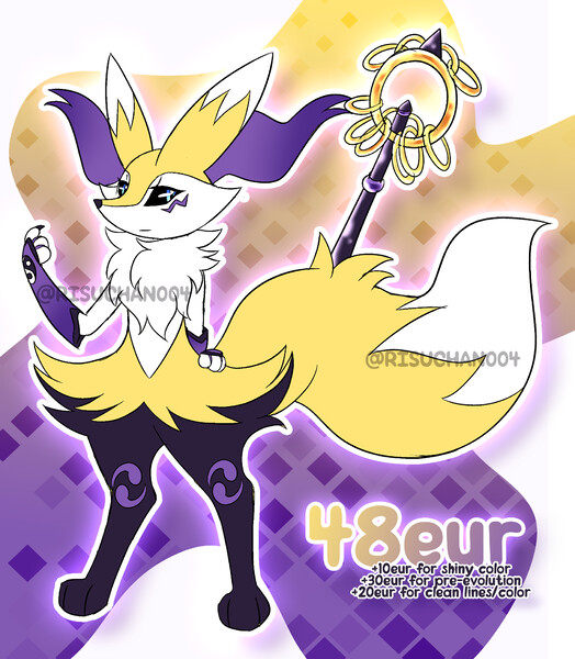 Braixen x Zekrom Fusion ADOPT - CLOSED by risuchan004 -- Fur Affinity [dot]  net