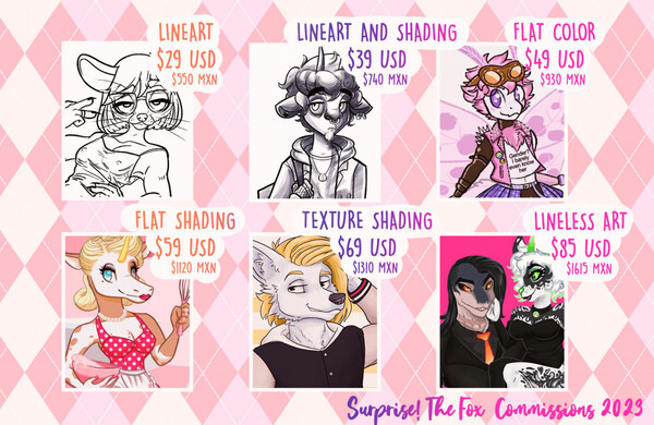 FOR HIRE] Anime Style Art! Lineart+colors or Lineless artstyle
