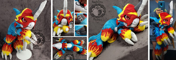 flamedramon plush