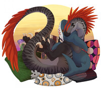 Comfy raptor