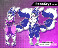 [SOLD] Renamon x Krystal Fusion ADOPT!