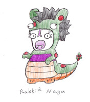 Inktober: Rabbid Naga