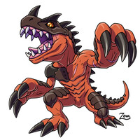 Ceradramon colored