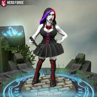 Hero Forge Ebony Darkness Dementia Raven Way