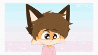 [ANIMATED] cute blushy foxxo