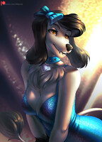 Little Blue Dress by AkiPesa