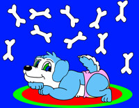 Vinny the husky puppy