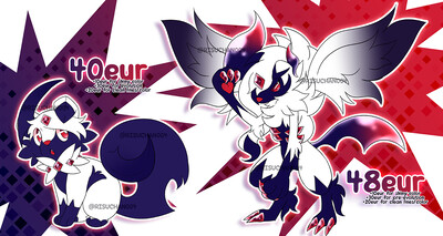 Mega Banette X Delphox Fusion Adopt !! Closed !! by 64raptors -- Fur  Affinity [dot] net